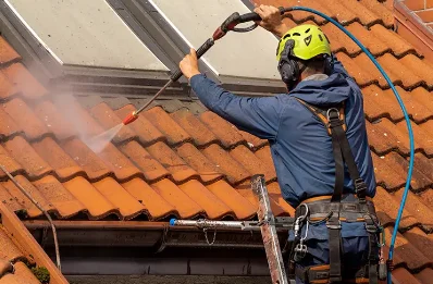 Démoussage et hydrofuge de toiture à Dieupentale